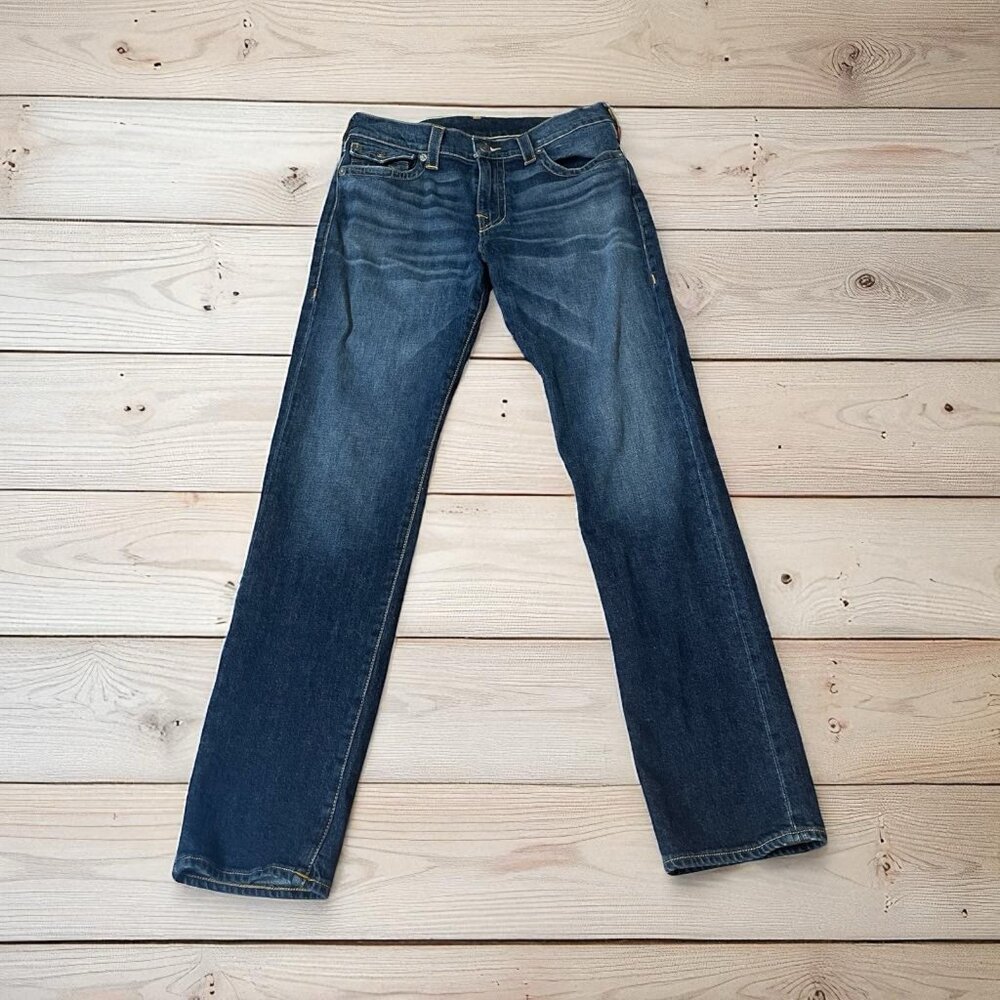True Religion Geno Jeans Relaxed Slim Fit Stretch W32 L33  Mens